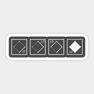 Baseball Scorecard Sticker